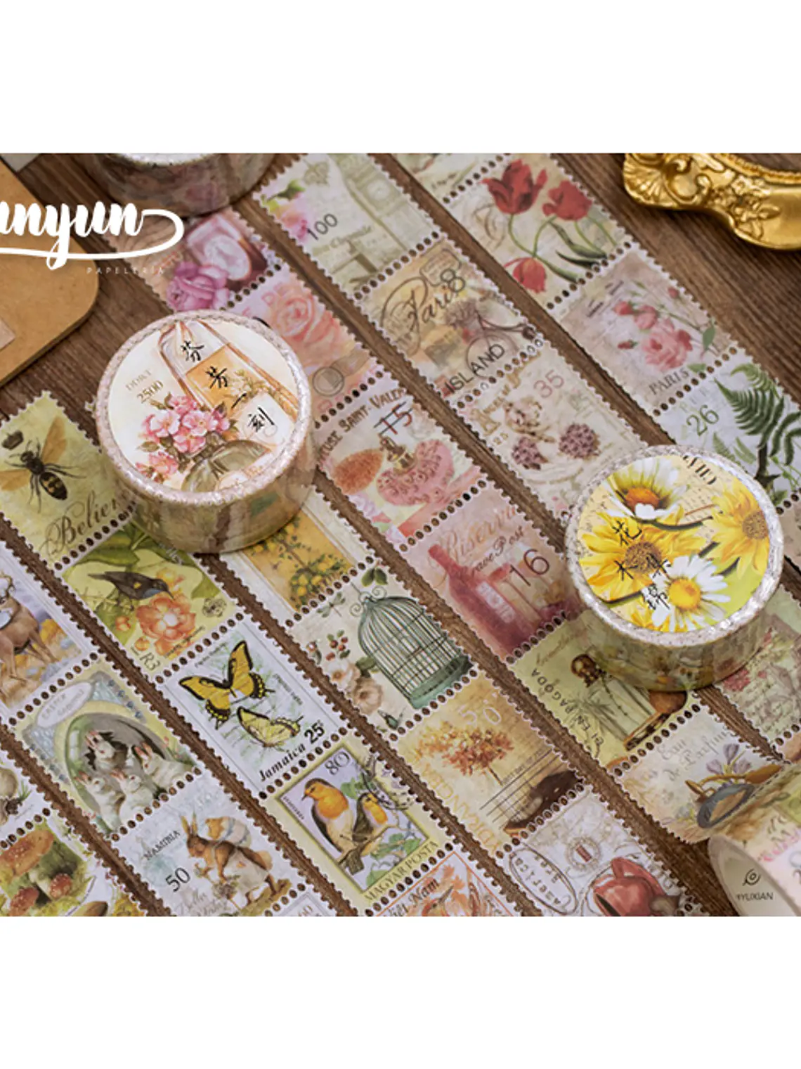 Washi Tapes Estampillas Vintage I 2