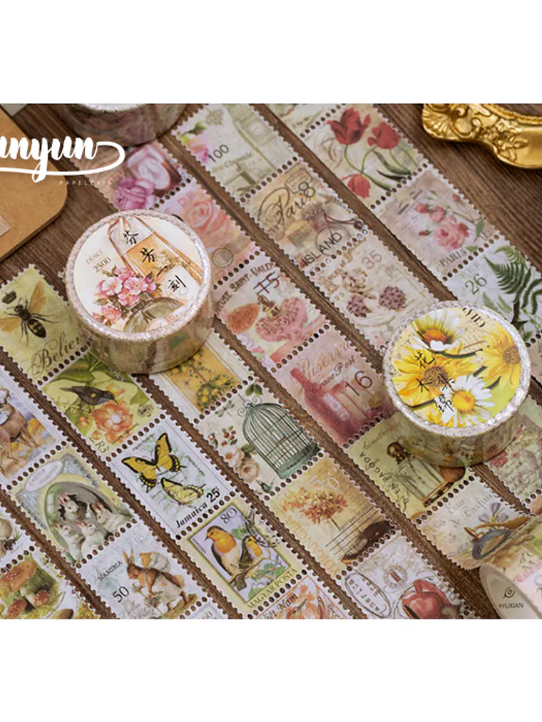 Washi Tapes Estampillas Vintage I 2