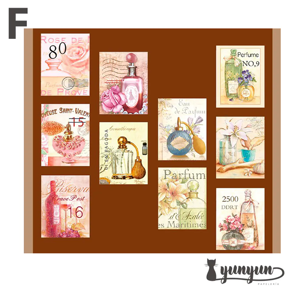 Washi Tapes Estampillas Vintage I 11