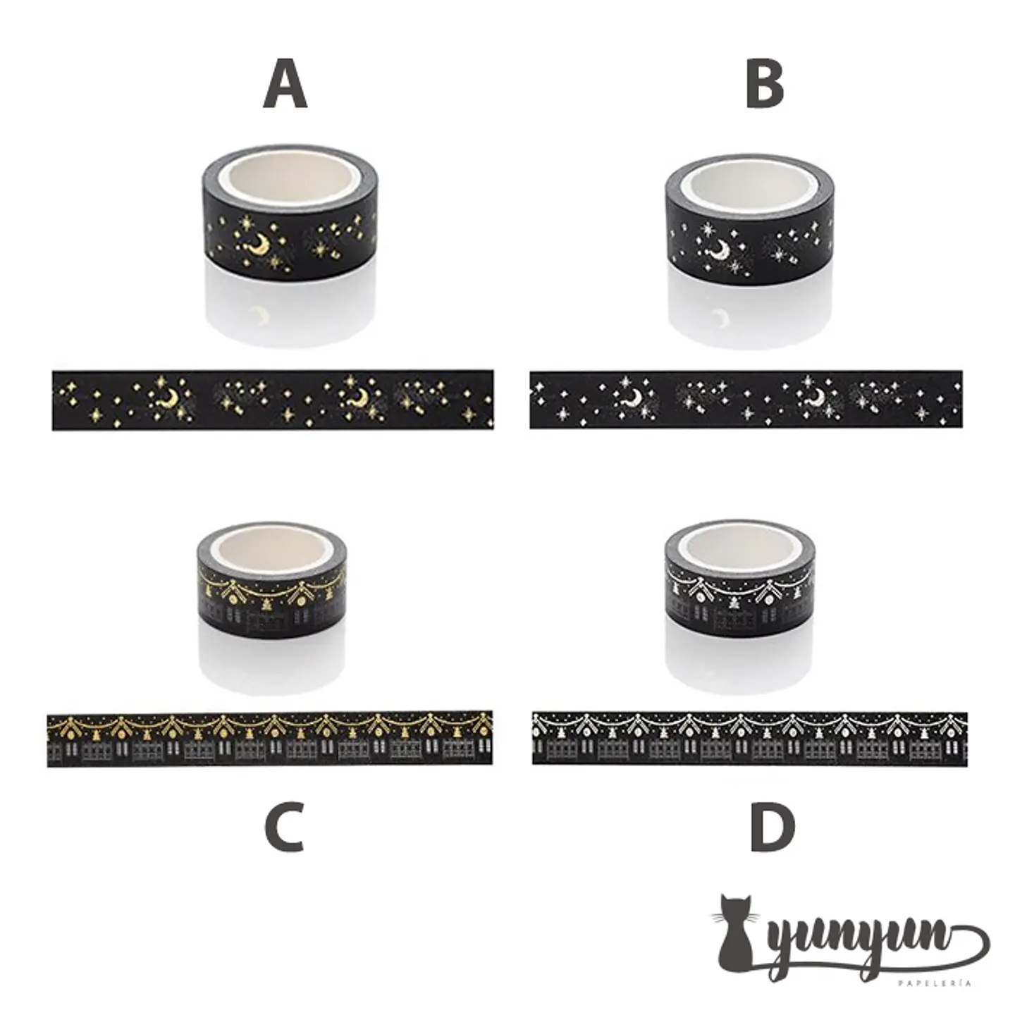 Cintas Navidad Foil - 1,5cm 4