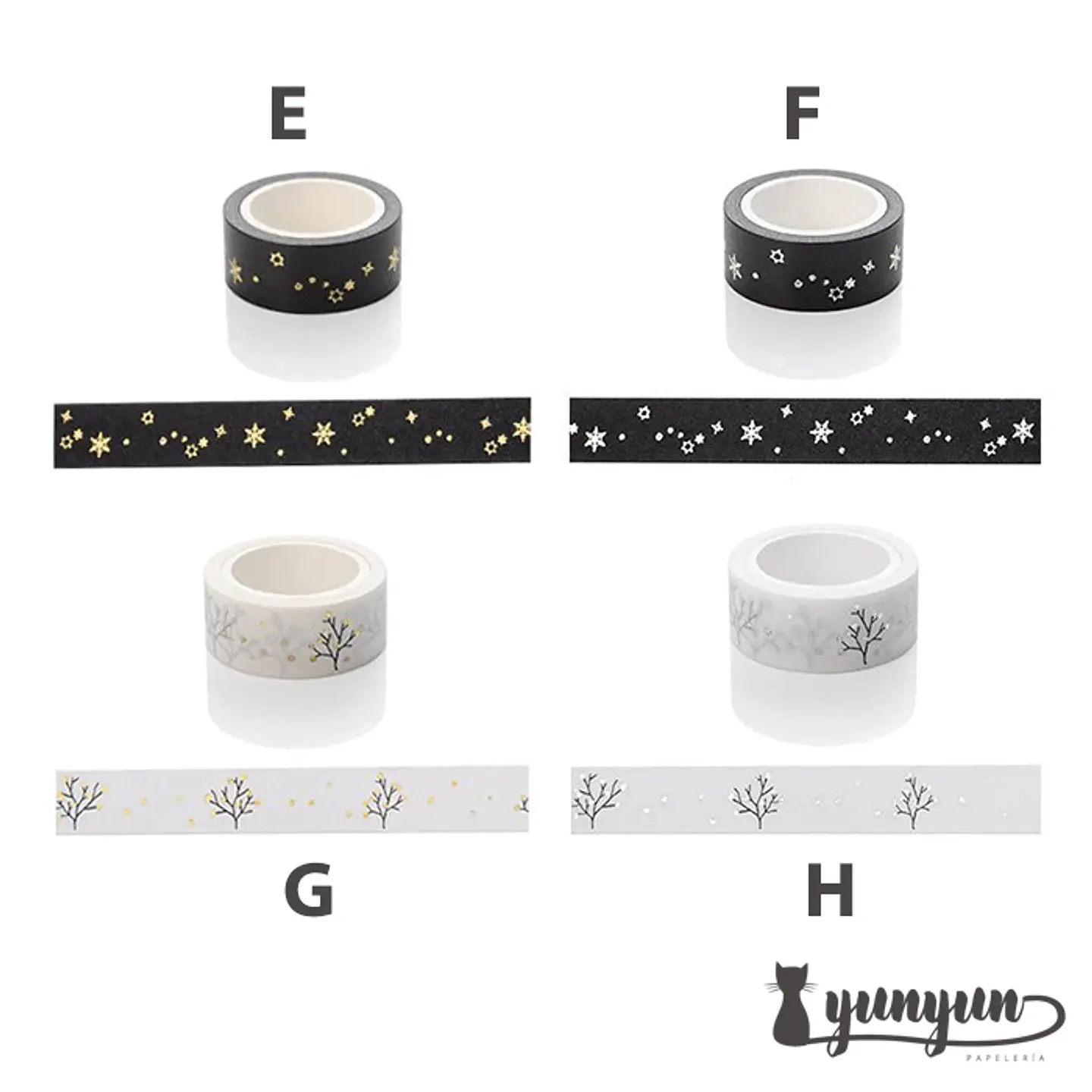 Cintas Navidad Foil - 1,5cm 5