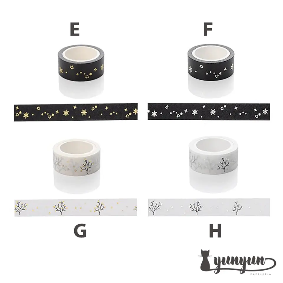 Cintas Navidad Foil - 1,5cm 5