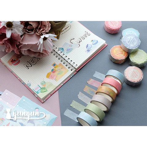Washi Tapes Acuarela - 1,5cm