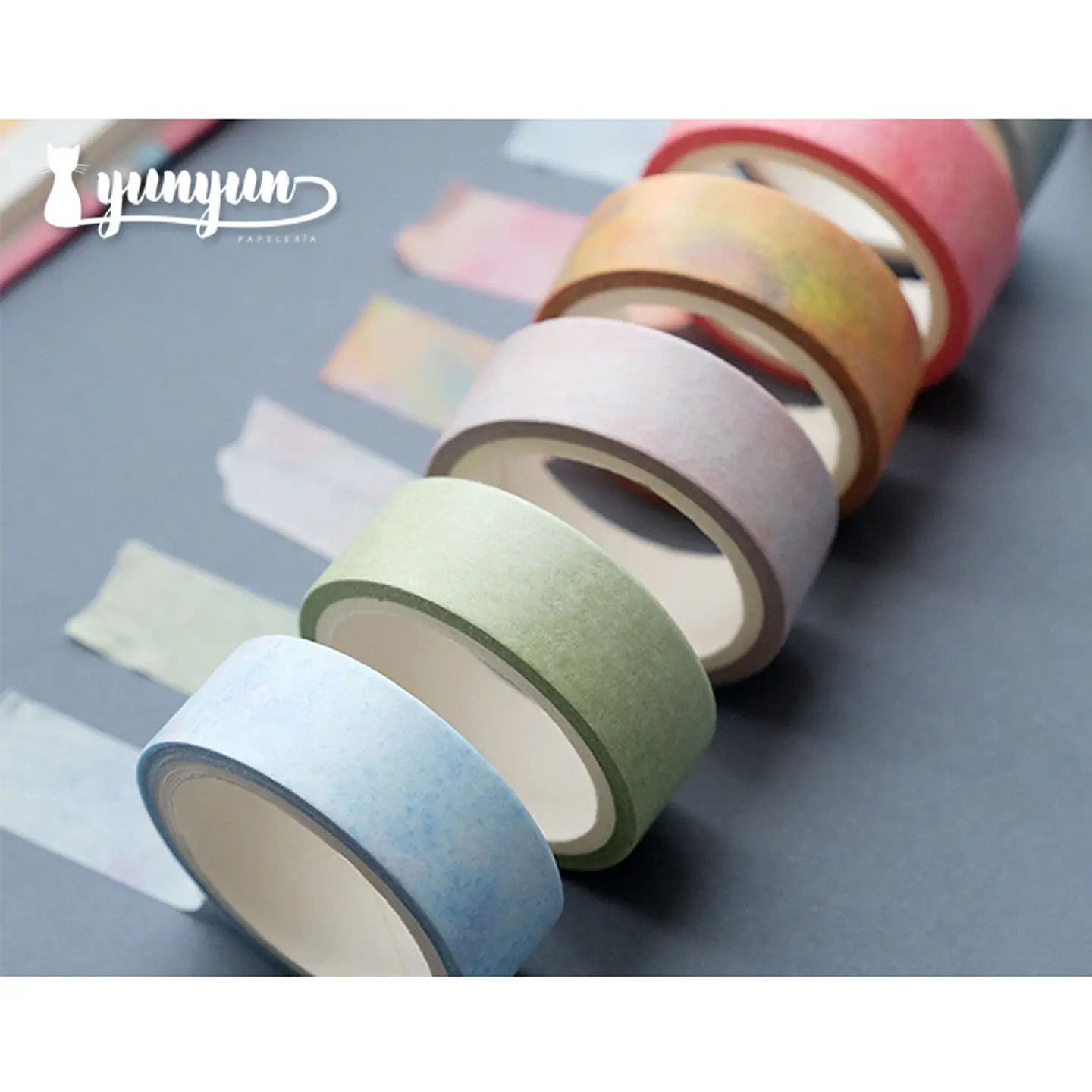 Washi Tapes Acuarela - 1,5cm 2