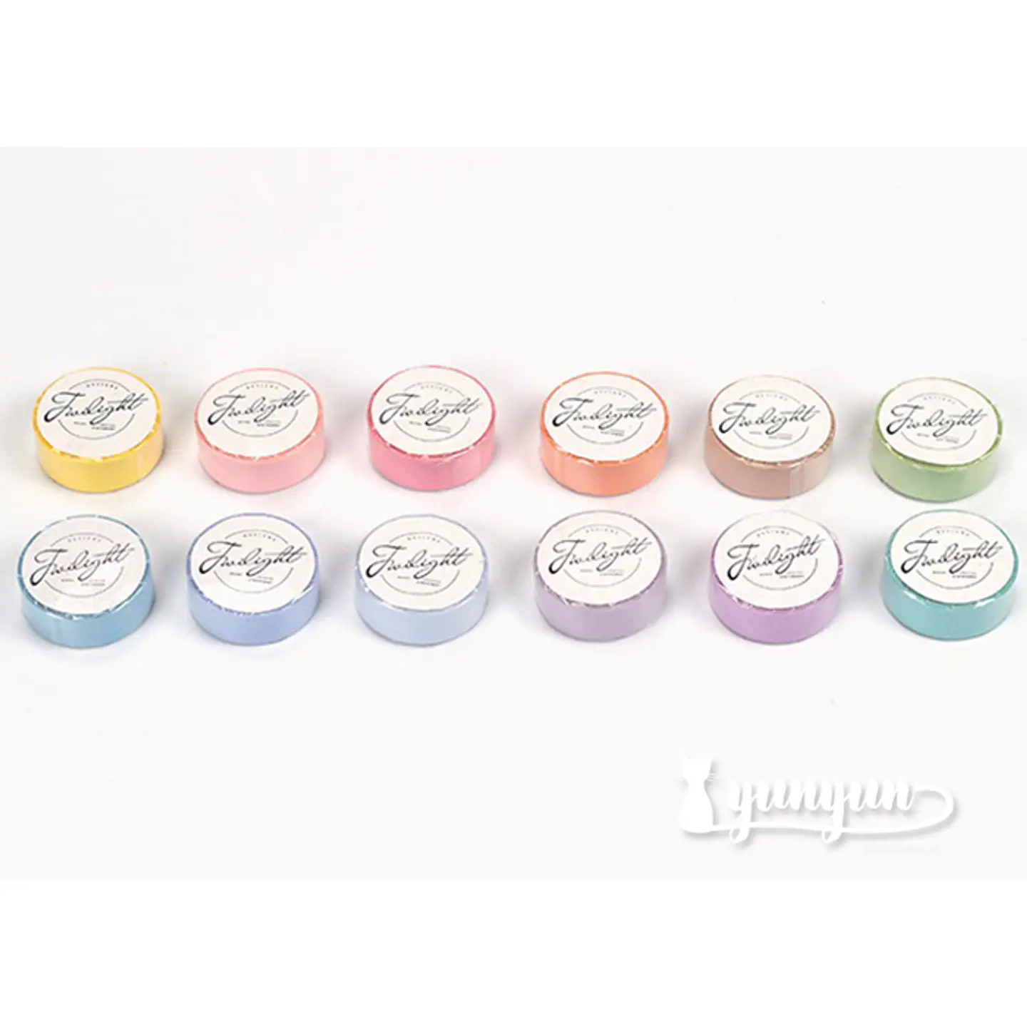 Washi Tapes Soft Colours - 1,5cm 3