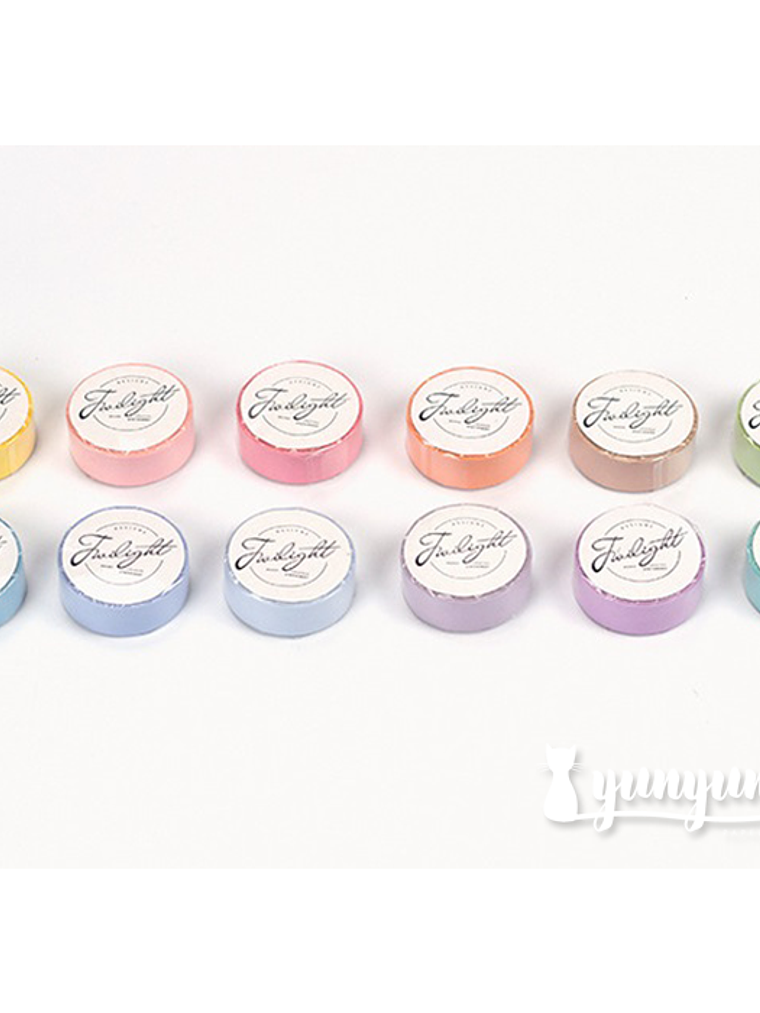 Washi Tapes Soft Colours - 1,5cm 3