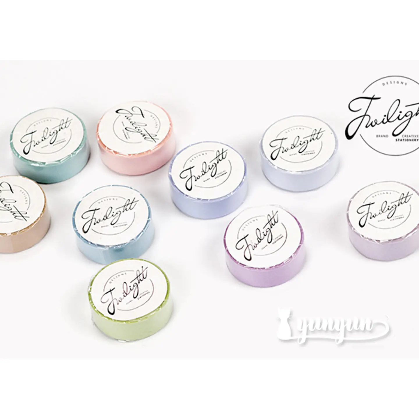 Washi Tapes Soft Colours - 1,5cm 2