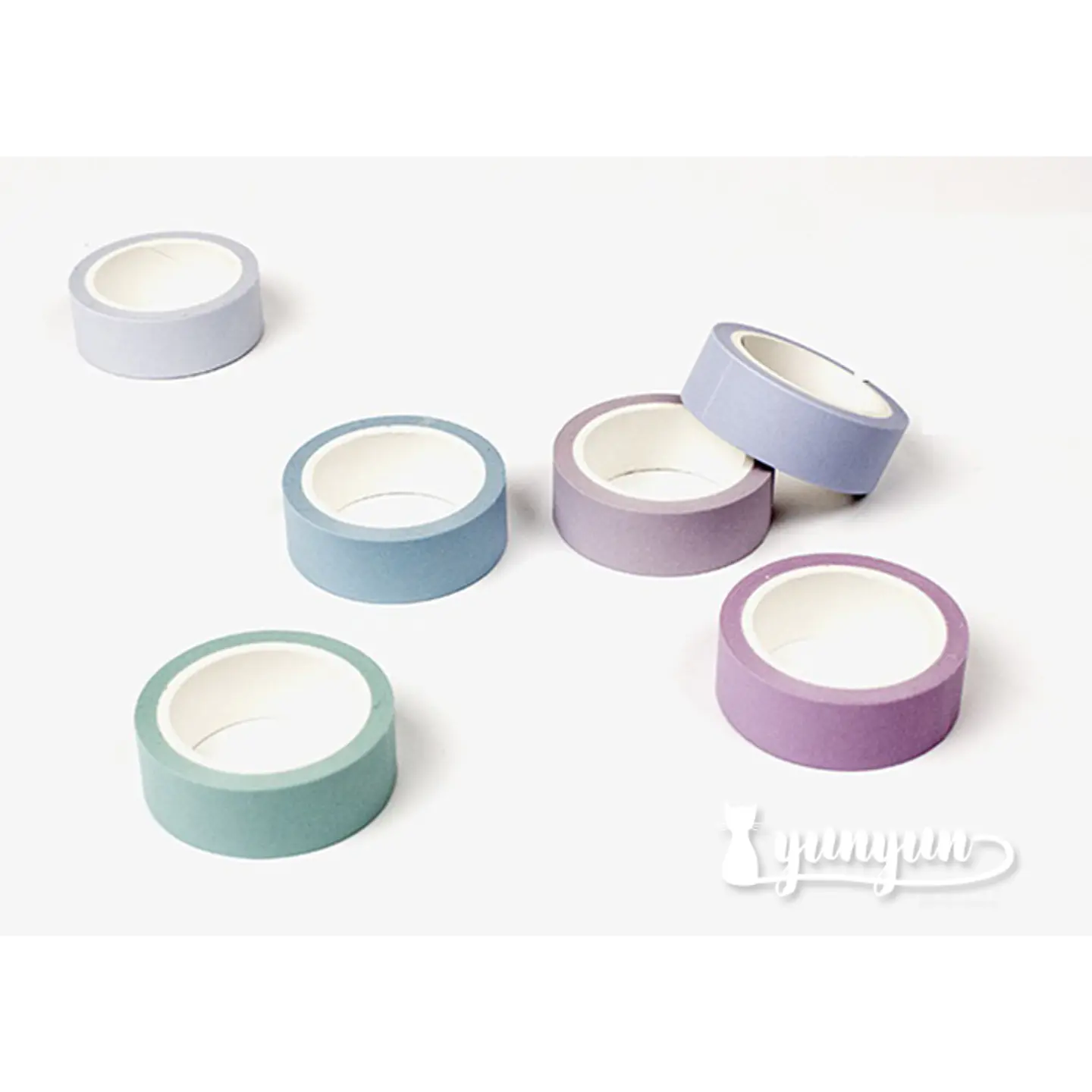 Washi Tapes Soft Colours - 1,5cm 4