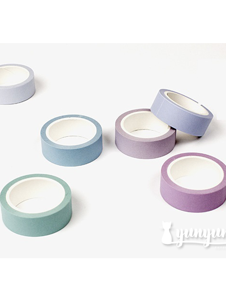 Washi Tapes Soft Colours - 1,5cm 4