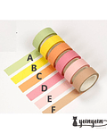 Washi Tapes Soft Colours - 1,5cm