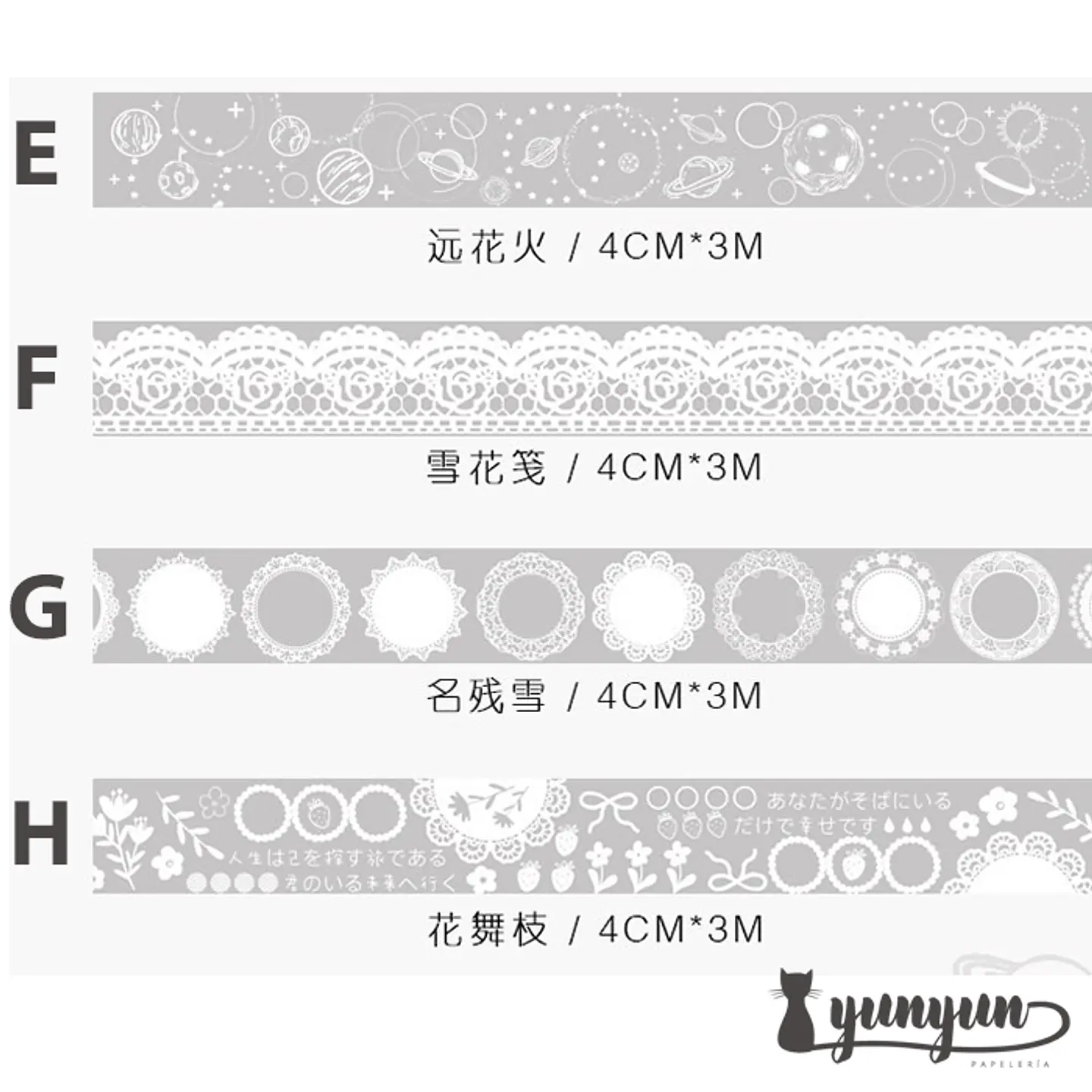 Washi Tape Lace III - 4cm 4