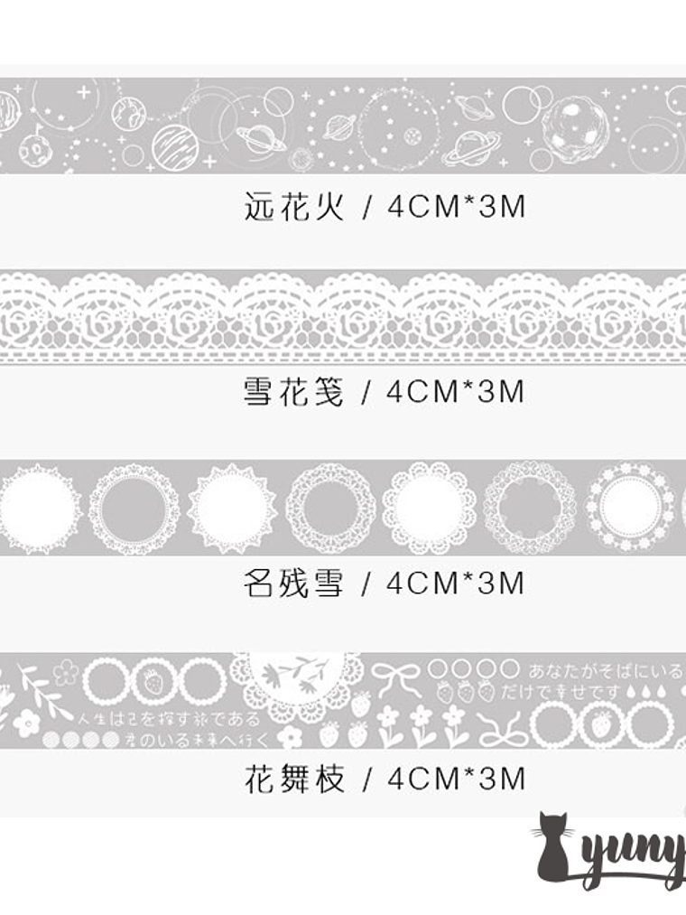 Washi Tape Lace III - 4cm 4