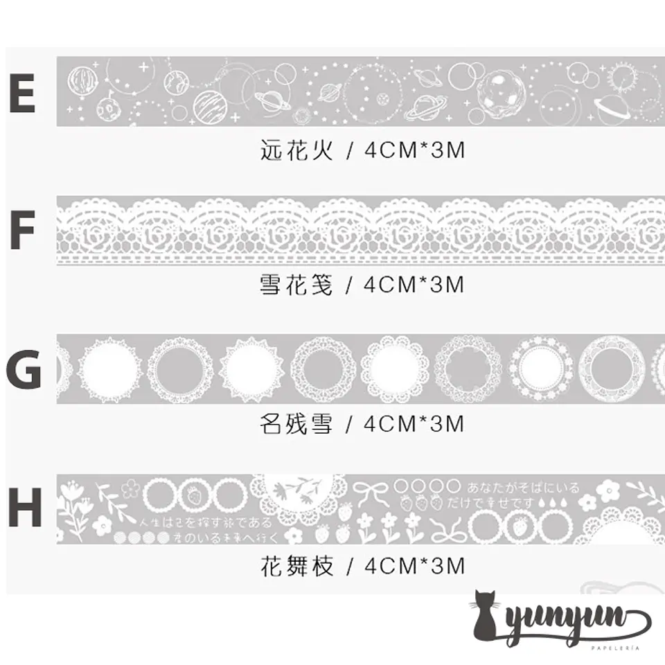 Washi Tape Lace III - 4cm 4