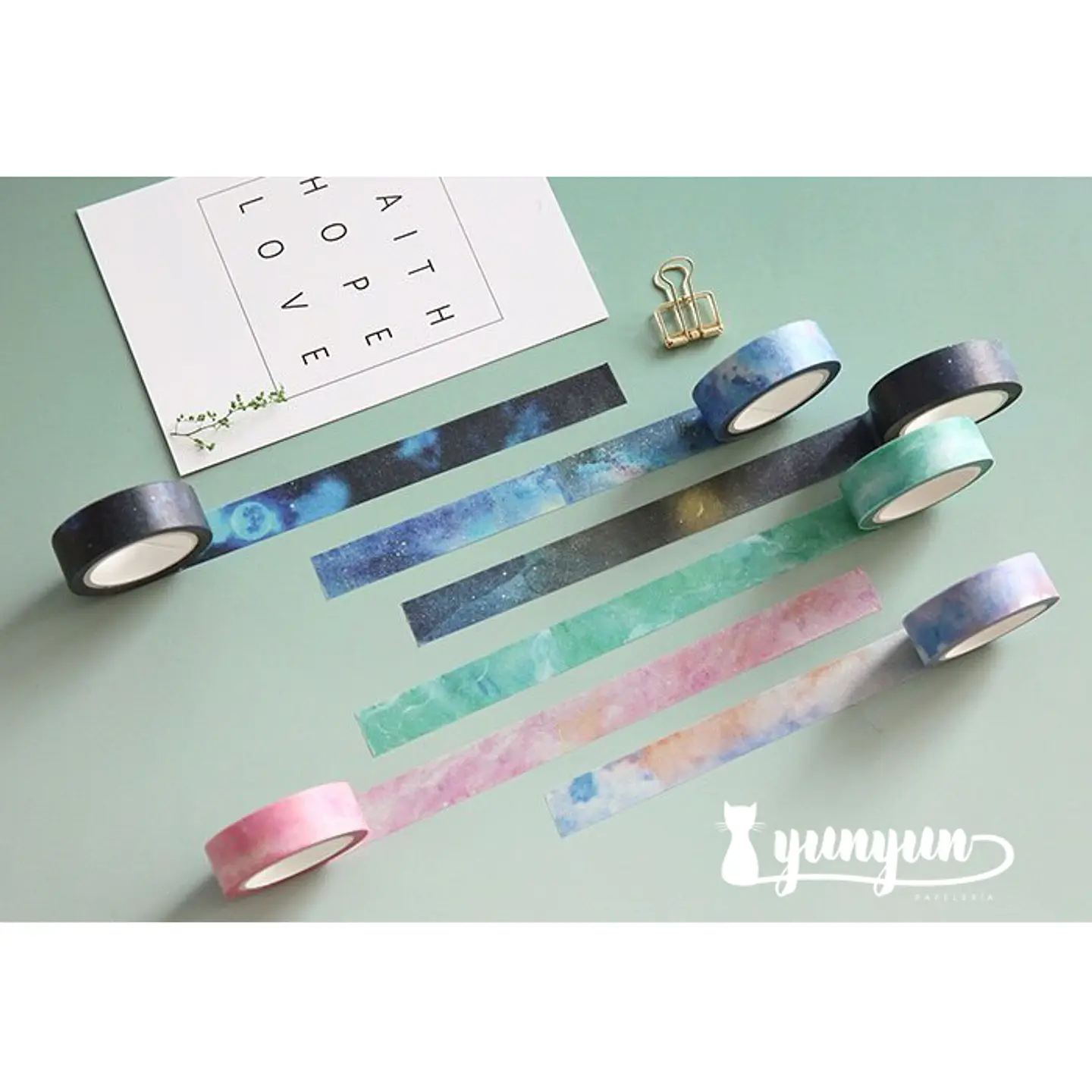 Washi Tape Cósmico - 1,5cm 2