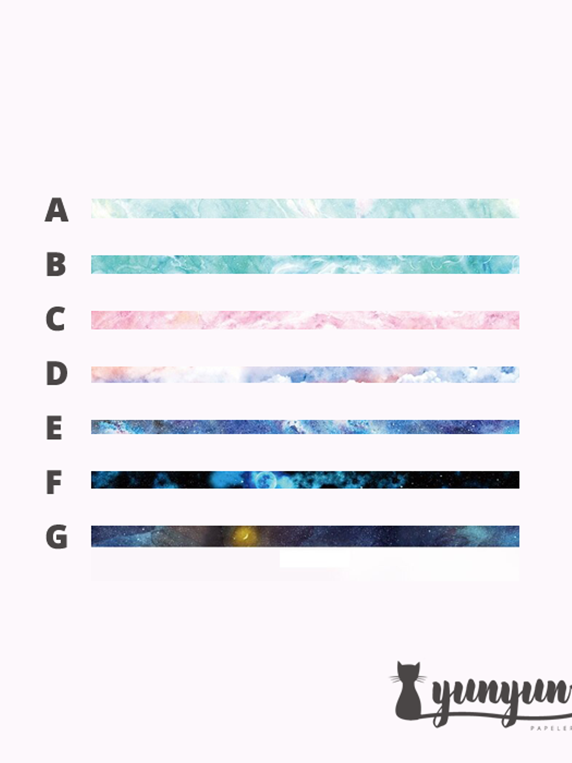 Washi Tape Cósmico - 1,5cm 3