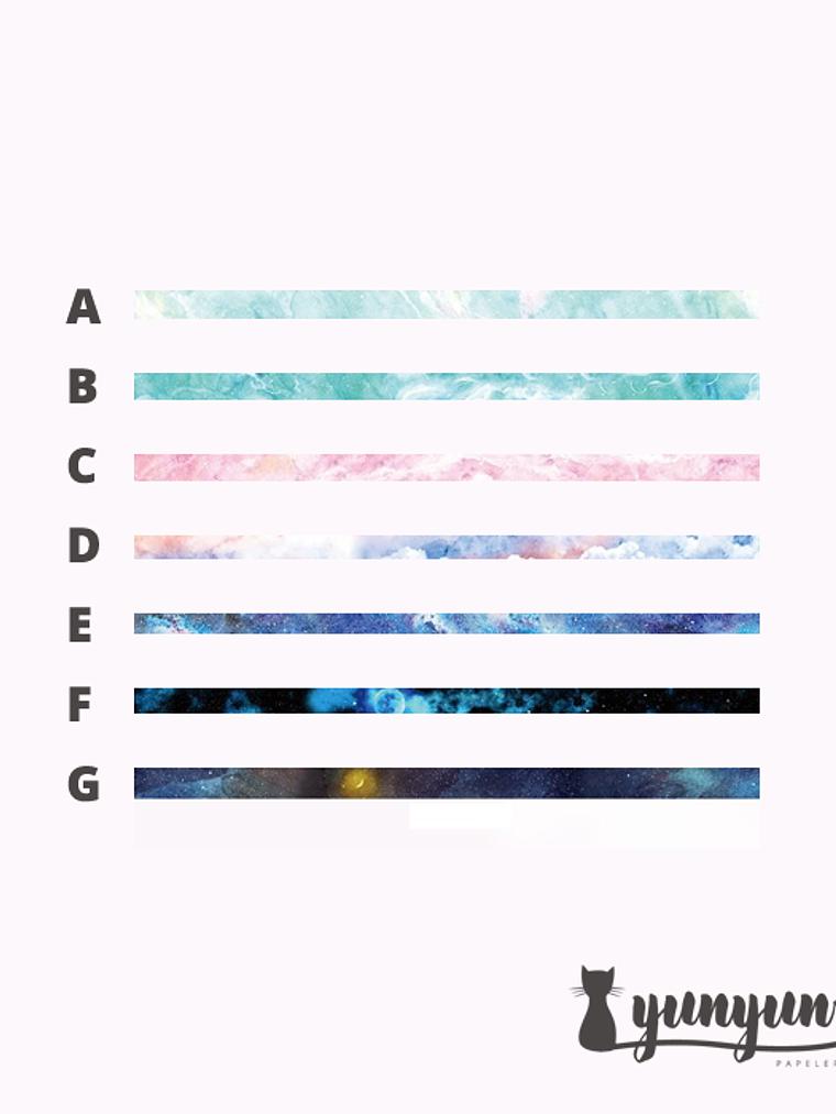 Washi Tape Cósmico - 1,5cm 3