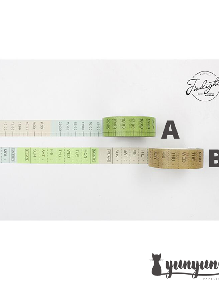 Washi Tapes Horario - 1,5cm 3