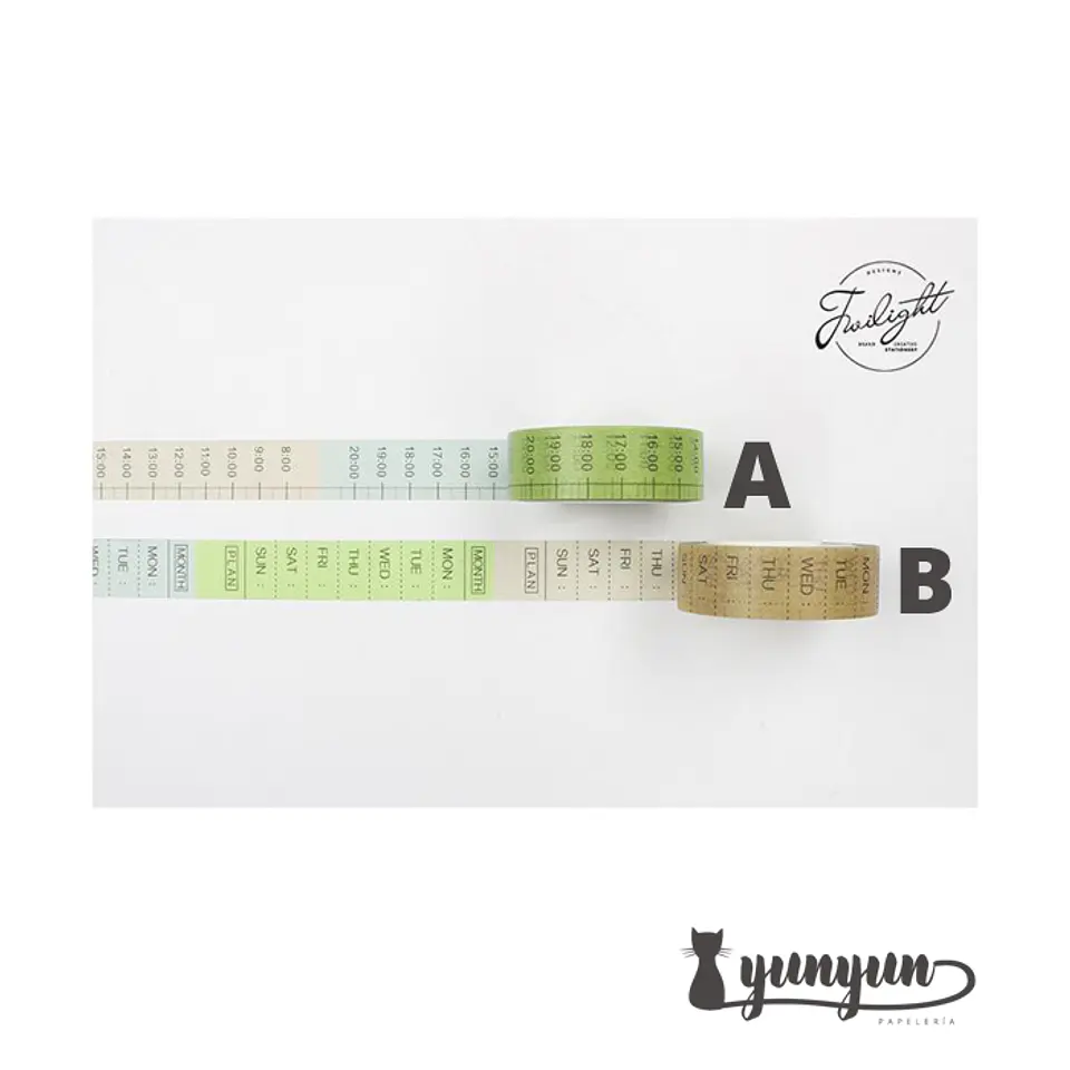 Washi Tapes Horario - 1,5cm 3