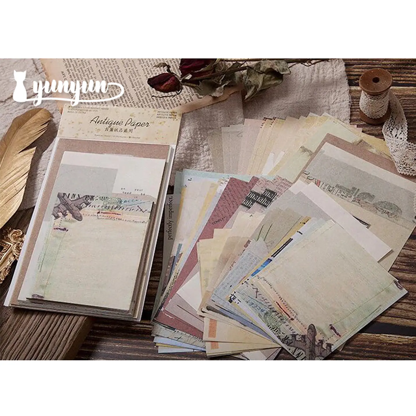 Antique Paper - 60 pzas 2