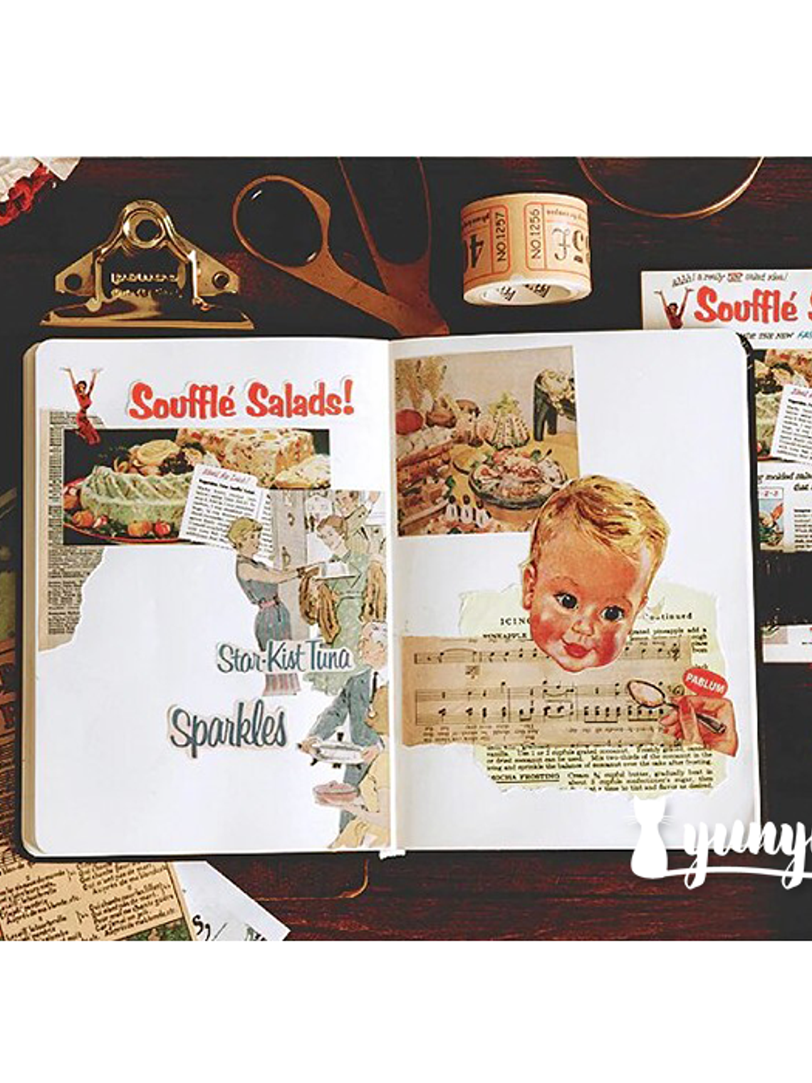 Talonario Papeles Vintage  II - 50 pzas 5