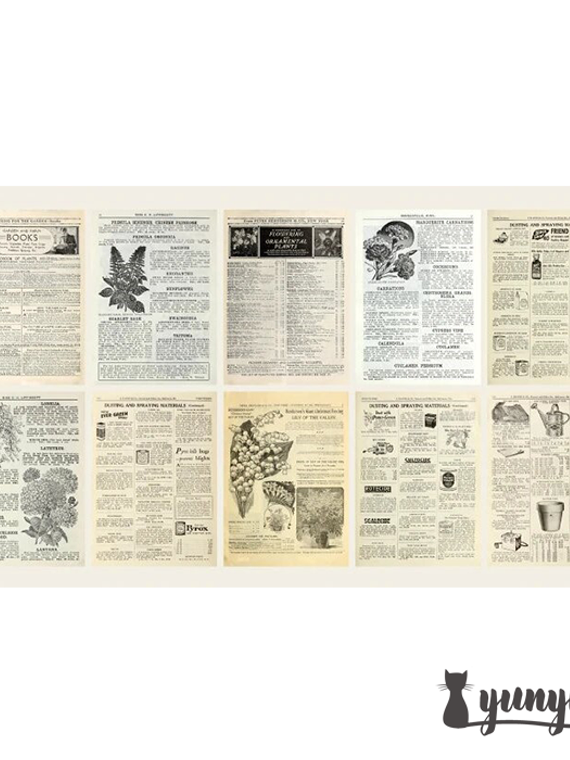 Talonario Papeles Vintage  II - 50 pzas 7