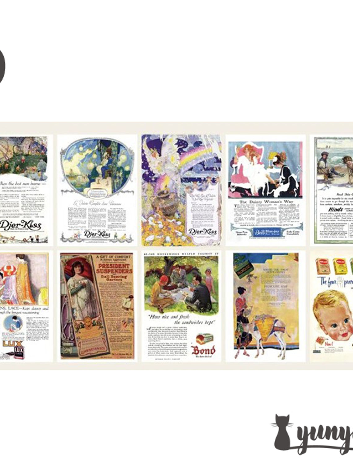 Talonario Papeles Vintage  II - 50 pzas 8