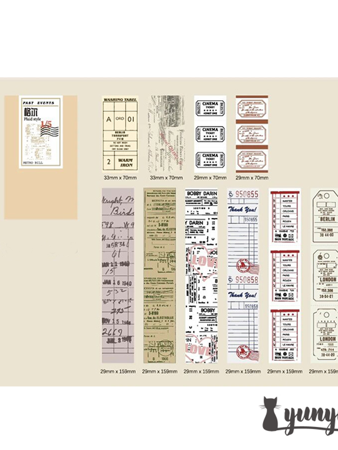 Tickets de Viaje - 50 pzas 8