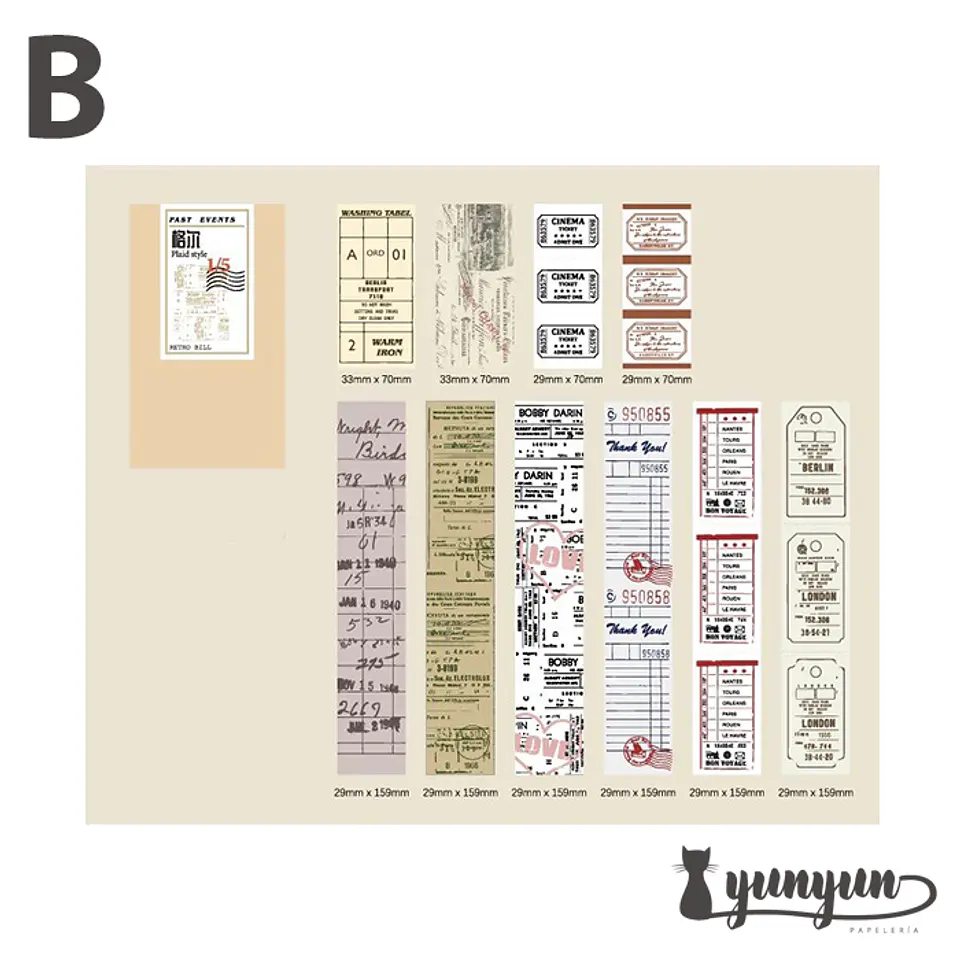 Tickets de Viaje - 50 pzas 8