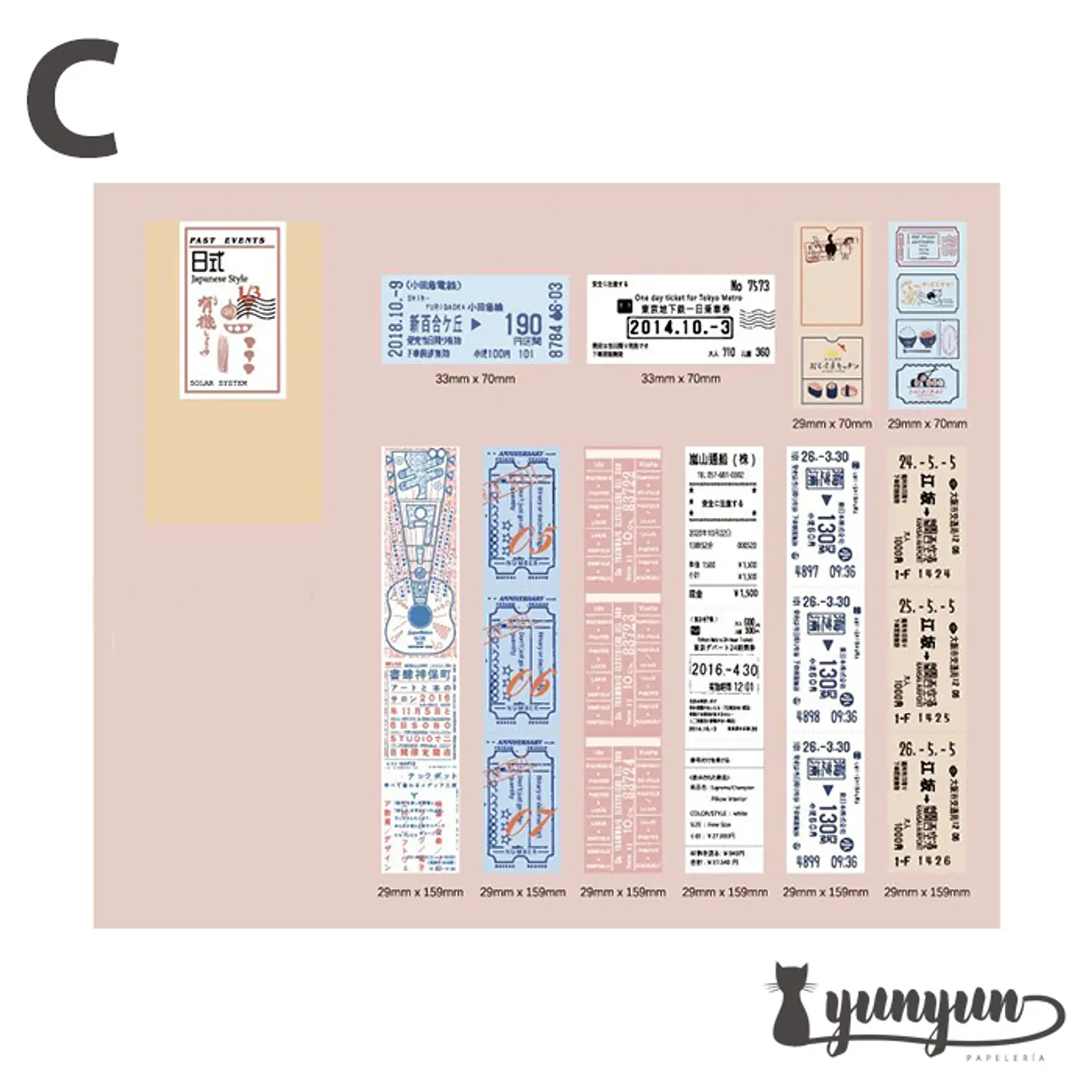 Tickets de Viaje - 50 pzas 9