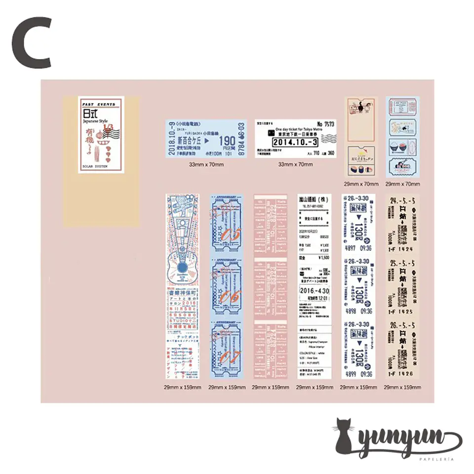 Tickets de Viaje - 50 pzas 9