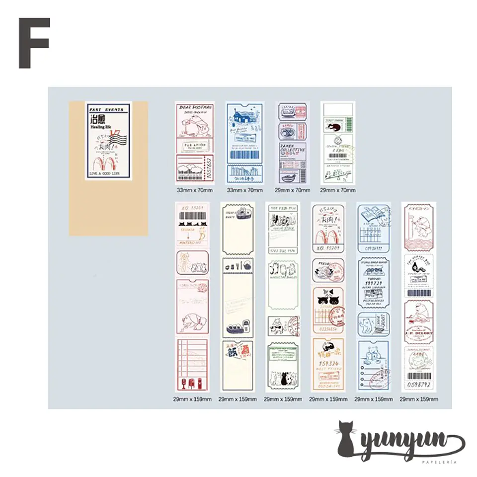 Tickets de Viaje - 50 pzas 12