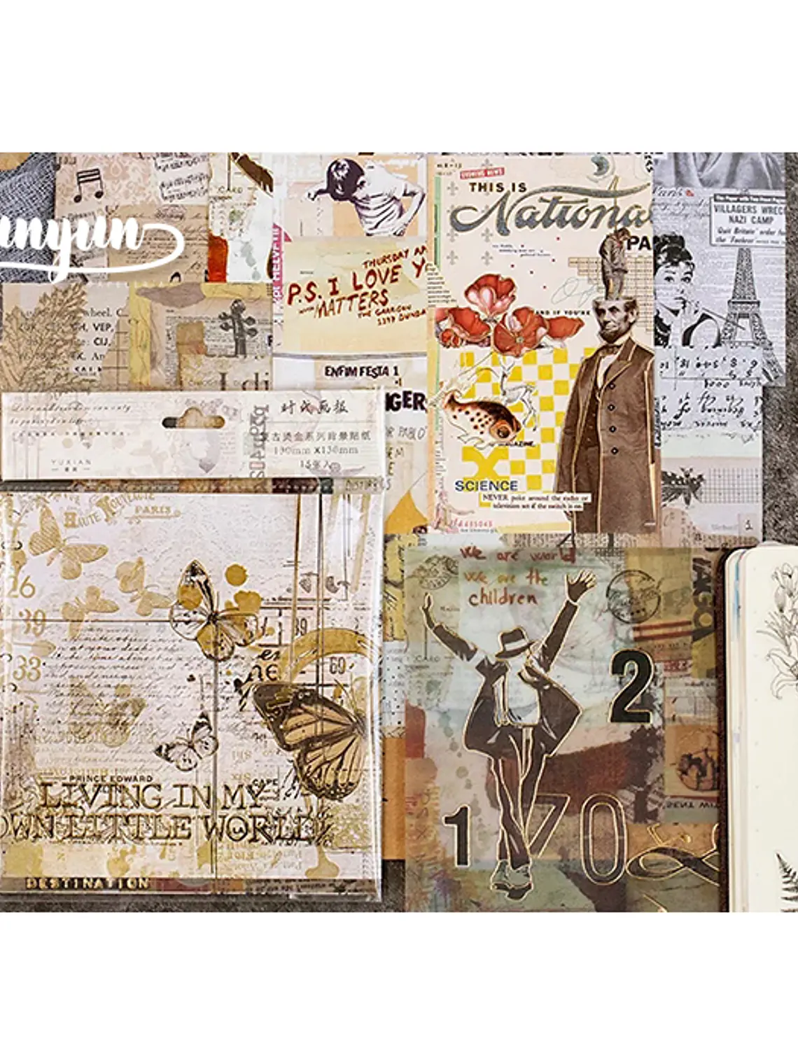 Set Papeles & Adhesivos Foil - 15 pzas 3