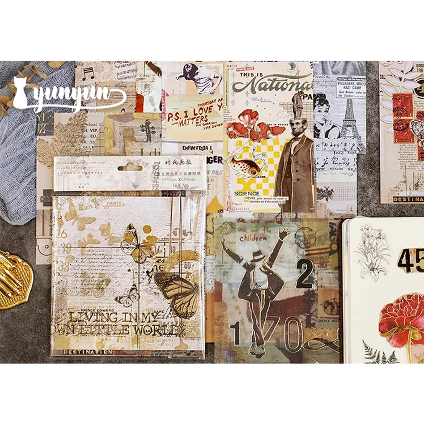 Set Papeles & Adhesivos Foil - 15 pzas 3