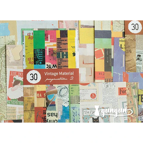 Vintage Material II - 30 pzas