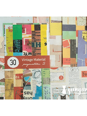 Vintage Material II - 30 pzas