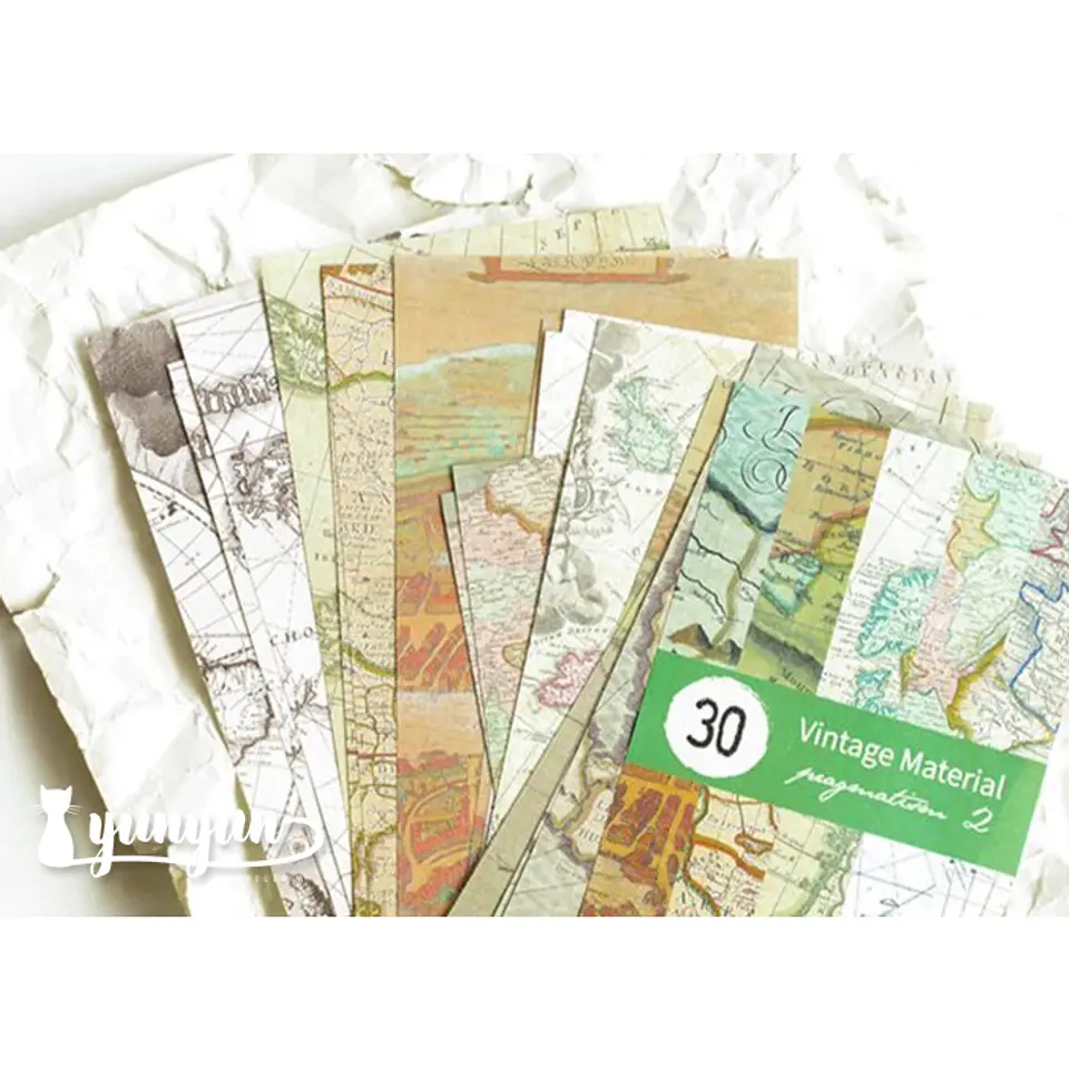 Vintage Material II - 30 pzas 2