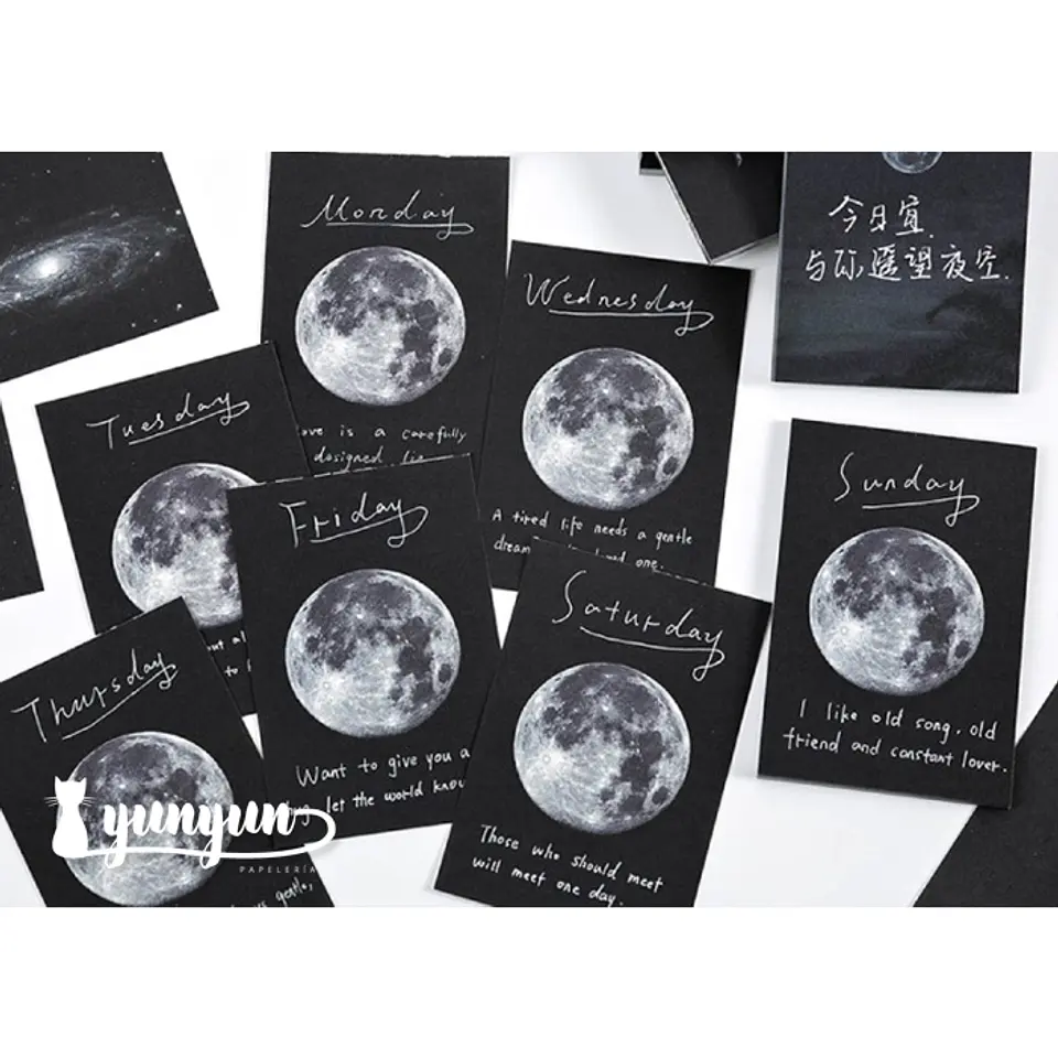 Block de Notas Lunas - 100 pzas 4