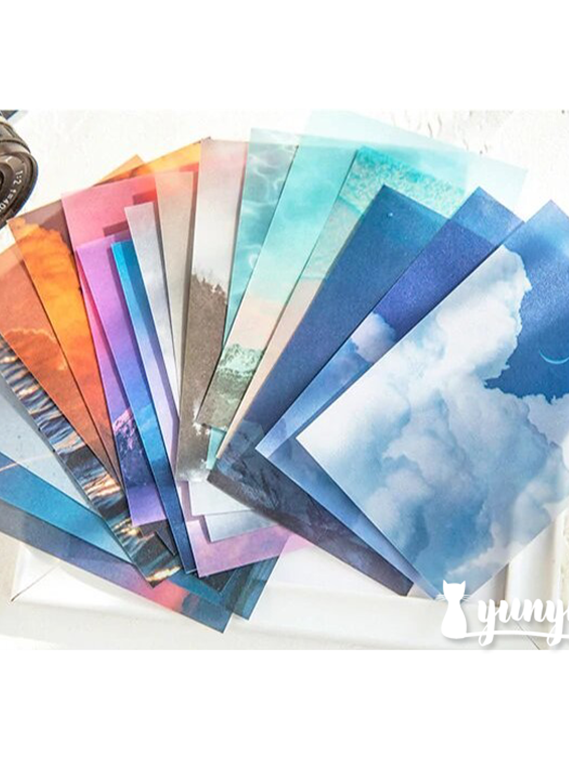 Set Papeles Mantequilla Paisajes - 15 pzas  4