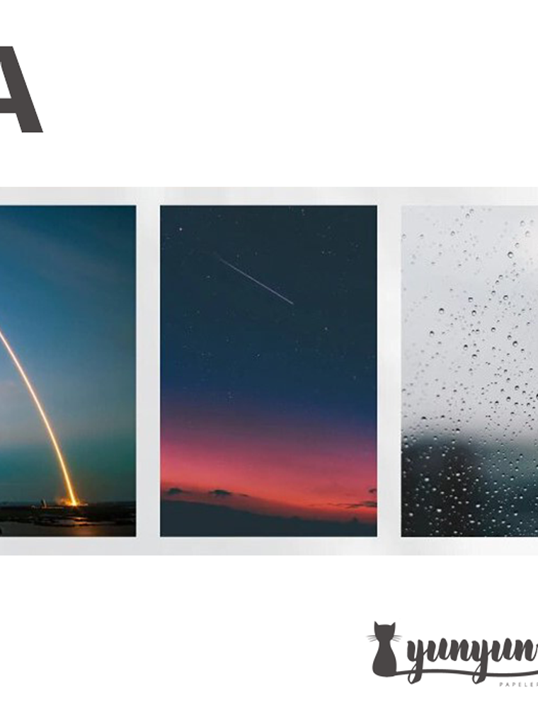 Set Papeles Mantequilla Paisajes - 15 pzas  5