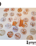 Caja Stickers Foil - 45 pzas