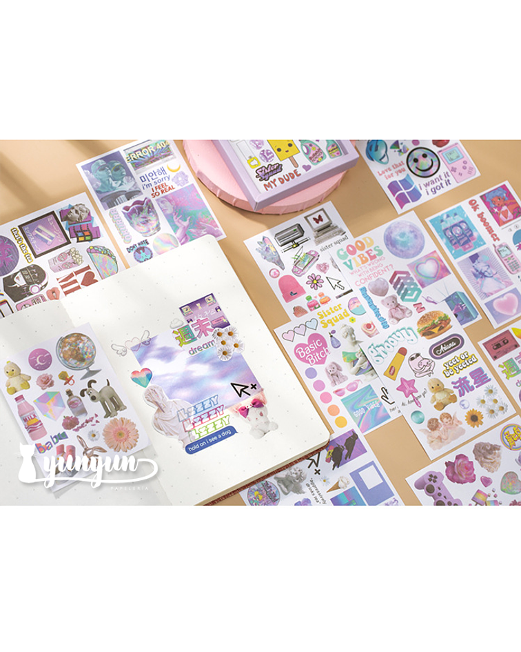 Caja Stickers XL - 50 láminas