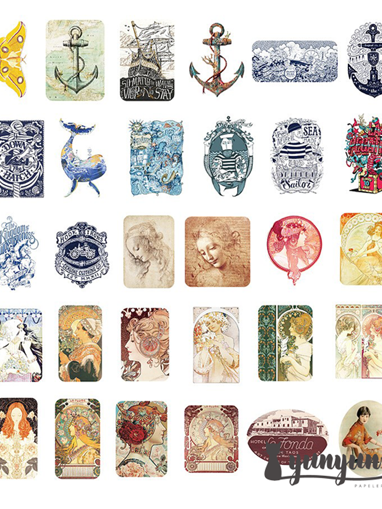 Caja XL VINTAGE - 200 pzas 4