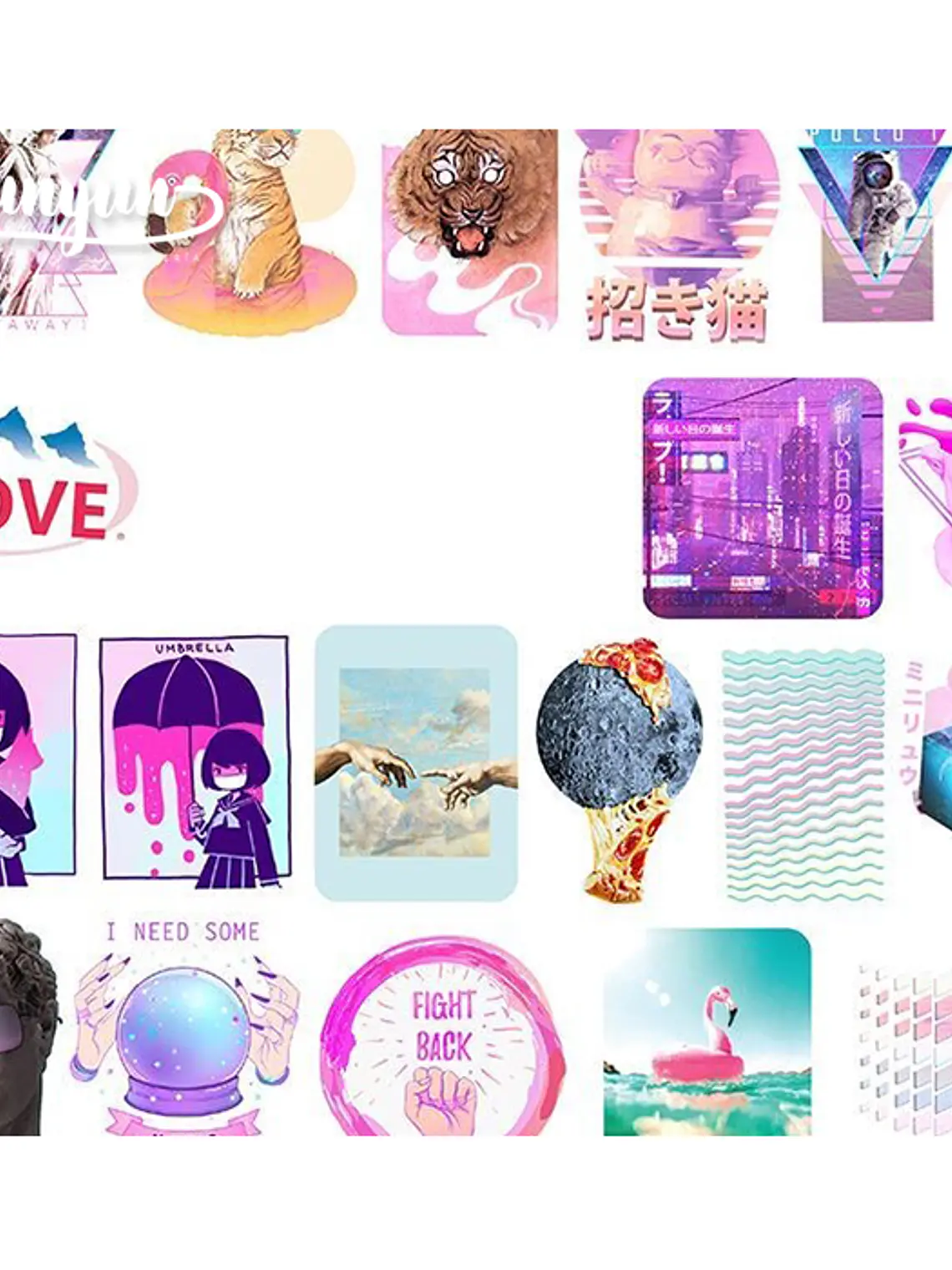 Caja XL Vapor Wave - 200 pzas 4