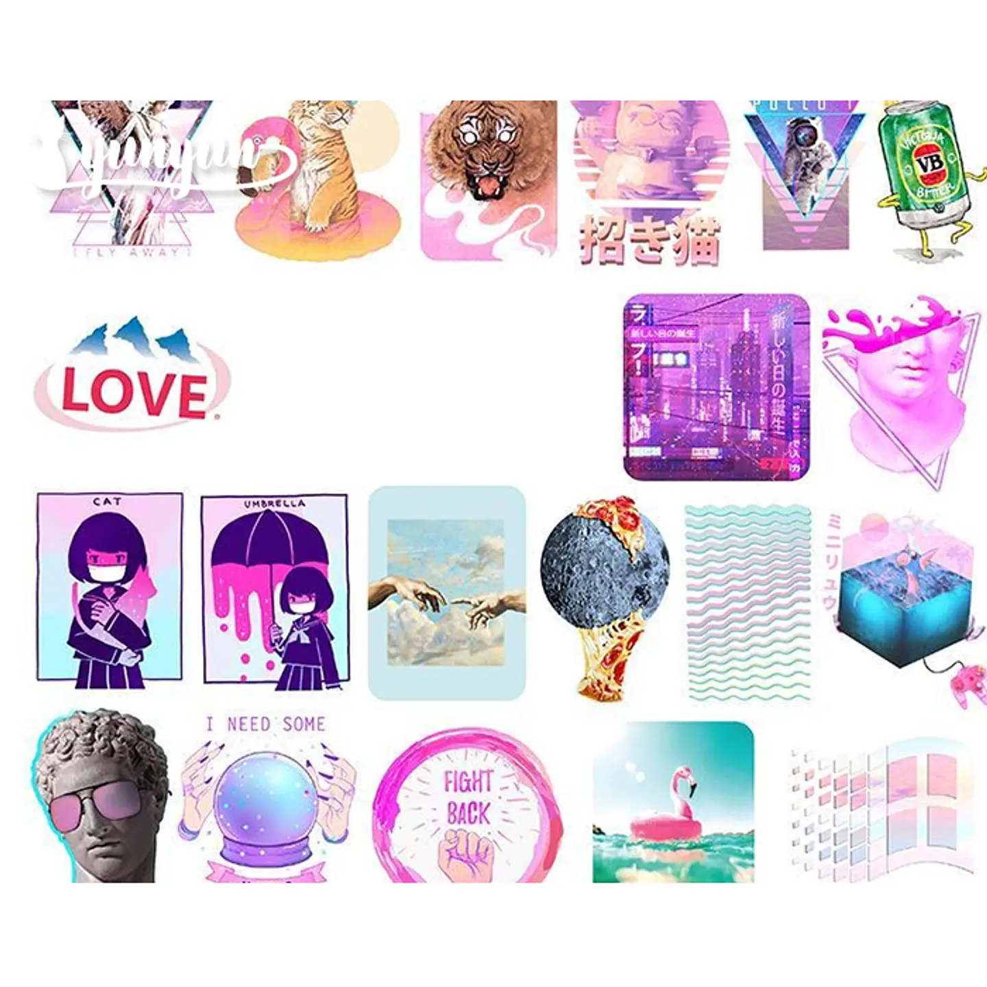 Caja XL Vapor Wave - 200 pzas 4