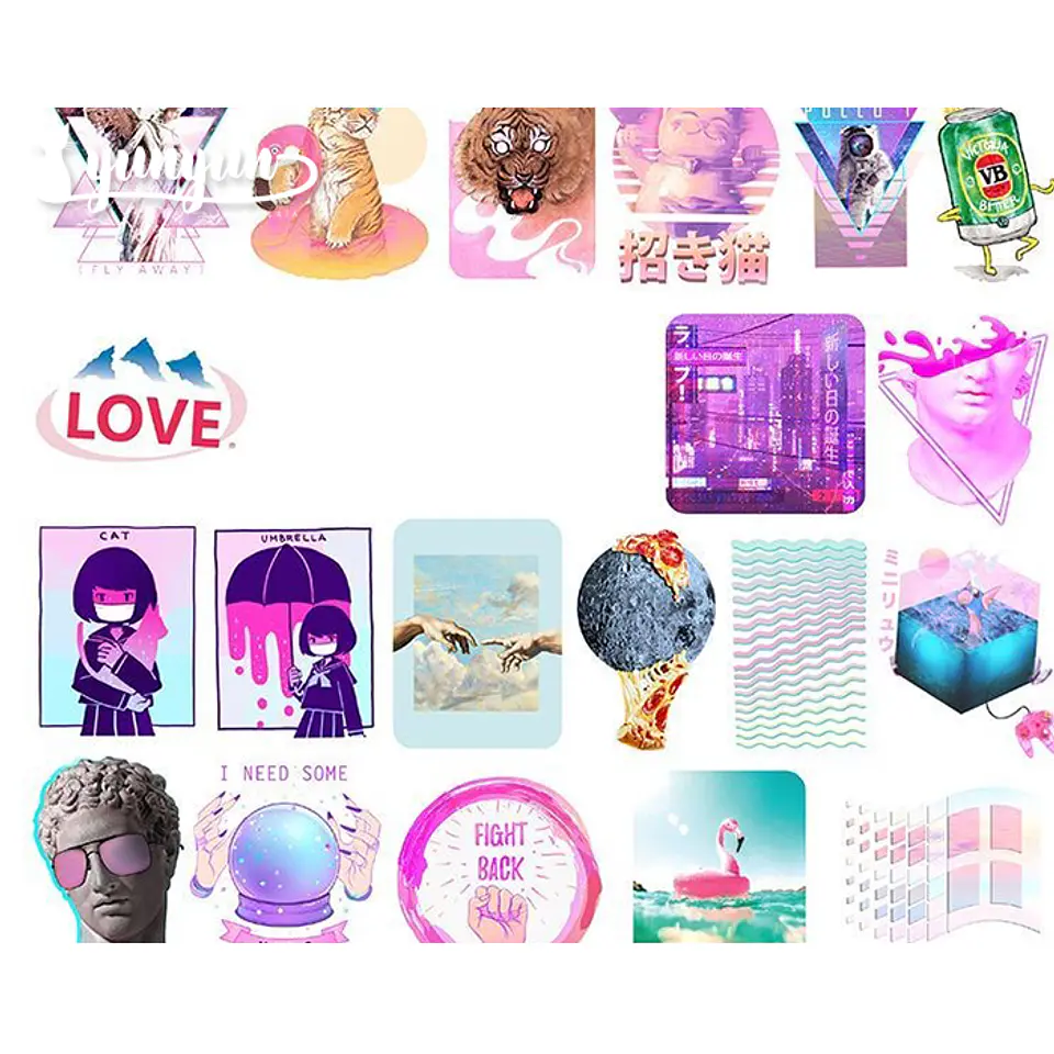 Caja XL Vapor Wave - 200 pzas 4