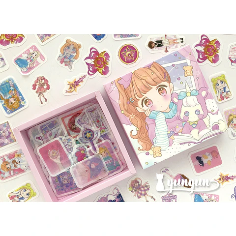 Caja XL Pink Anime - 200 pzas
