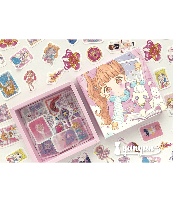 Caja XL Pink Anime - 200 pzas
