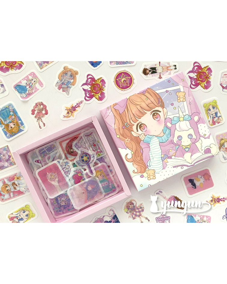 Caja XL Pink Anime - 200 pzas