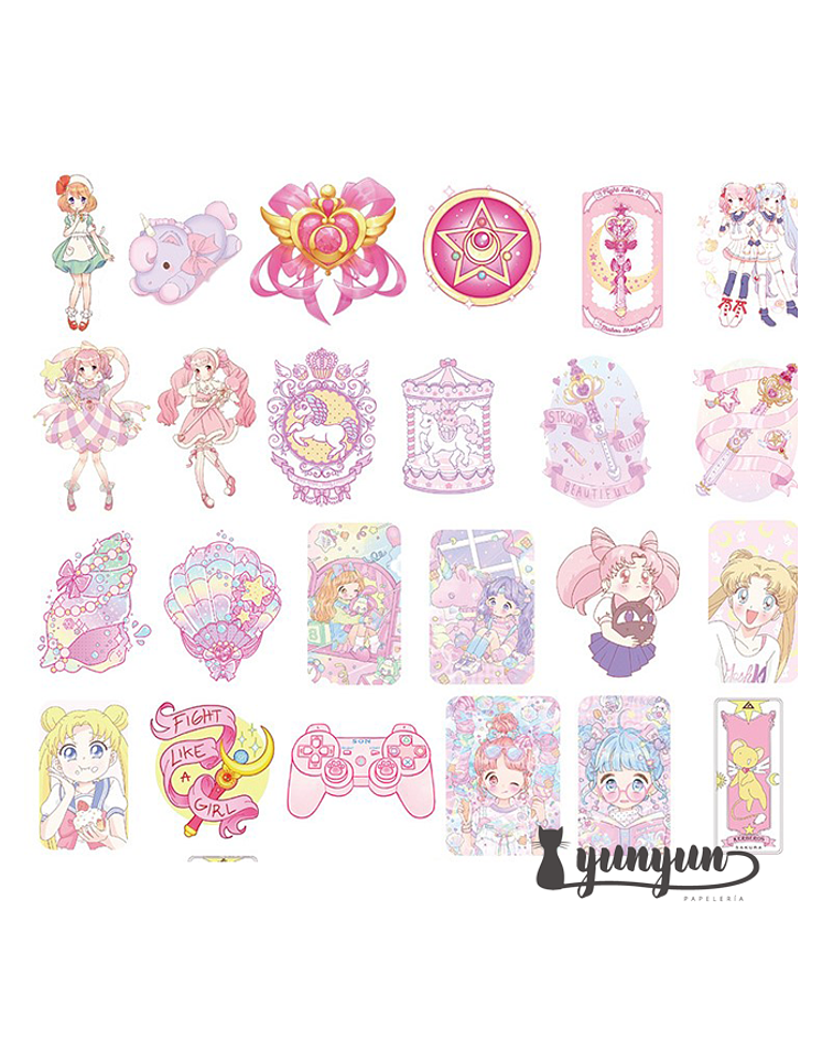 Caja XL Pink Anime - 200 pzas