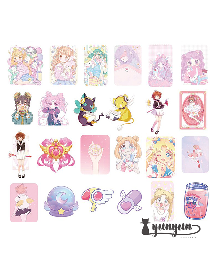 Caja XL Pink Anime - 200 pzas